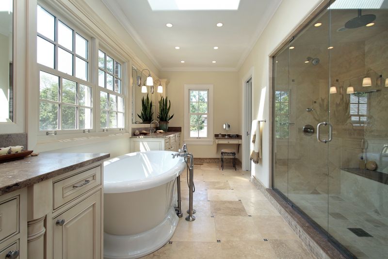 Luxurious Bathtub Area with Modern Fixtures